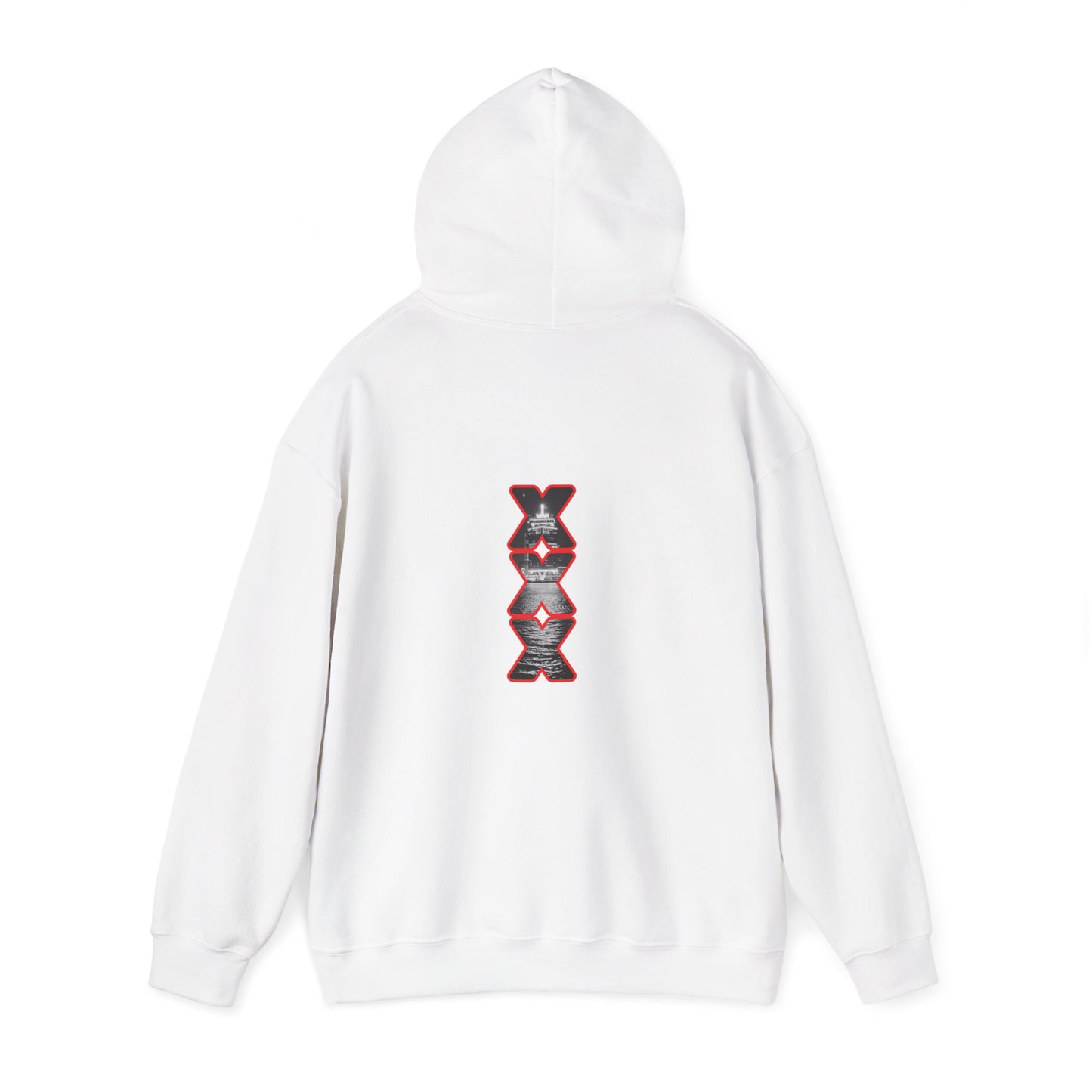 Damsko City Hoodie (black & white)