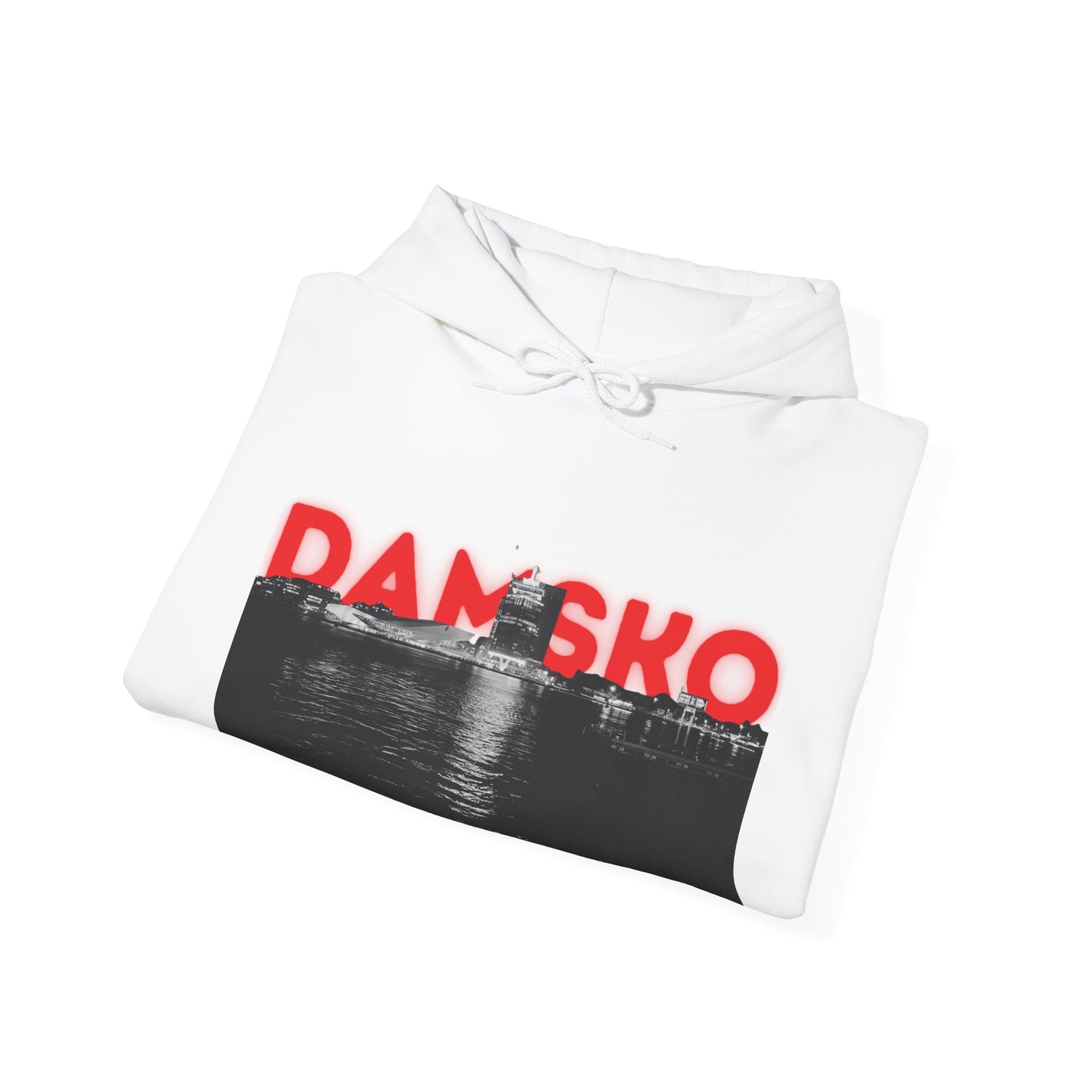 Damsko City Hoodie (black & white)
