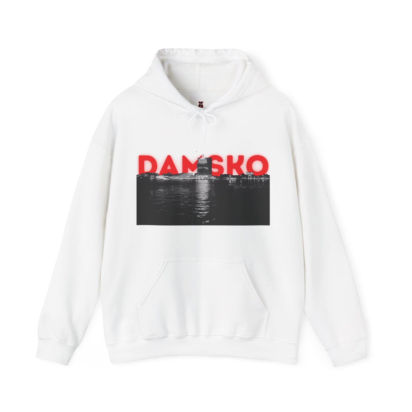 Damsko City Hoodie (black & white)