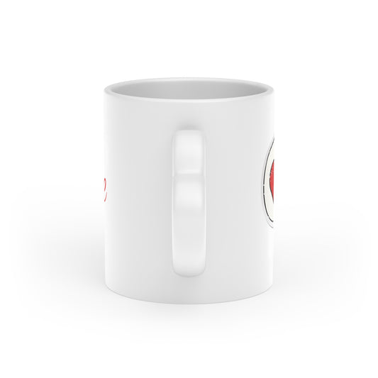 Coffee Is My Love Language Mug — Heart Accent Coffee Cup, Valentine’s Gift for Coffee Lovers