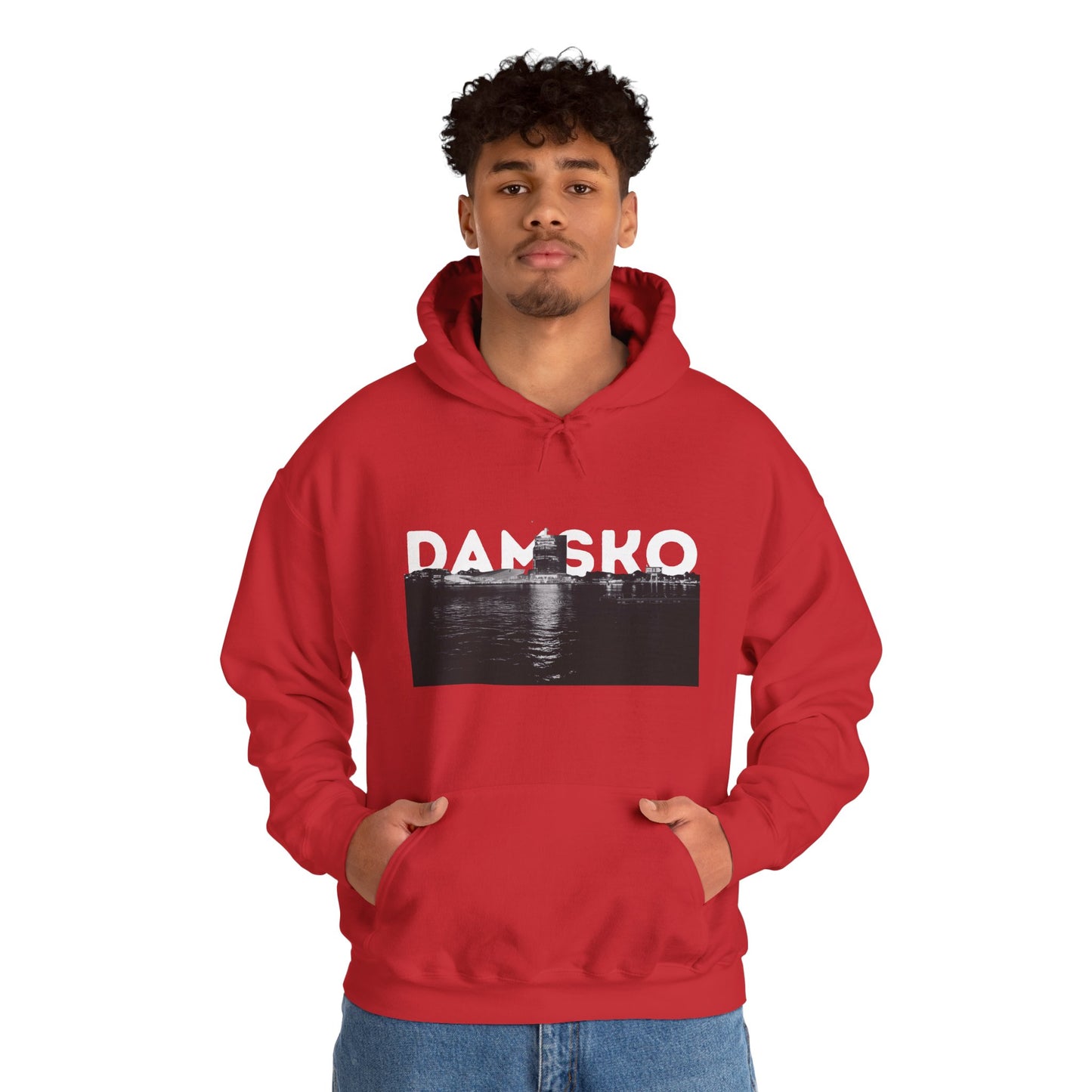 Damsko City Hoodie (black & white)