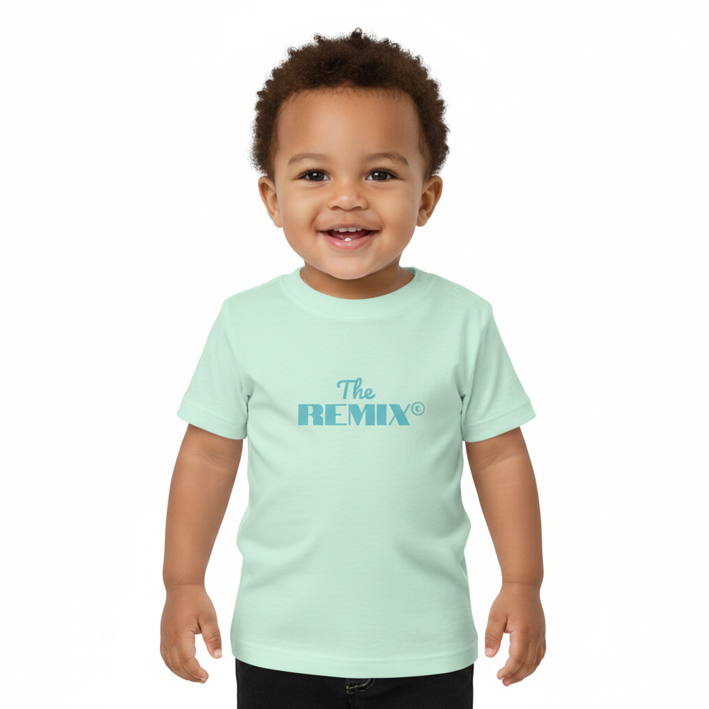 Personaliseerbare Baby T-Shirt — "The Remix"
