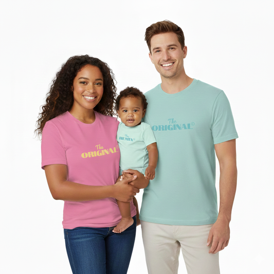 Personaliseerbare Baby T-Shirt — "The Remix"