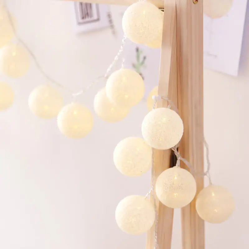 cotton lights in kleur wit