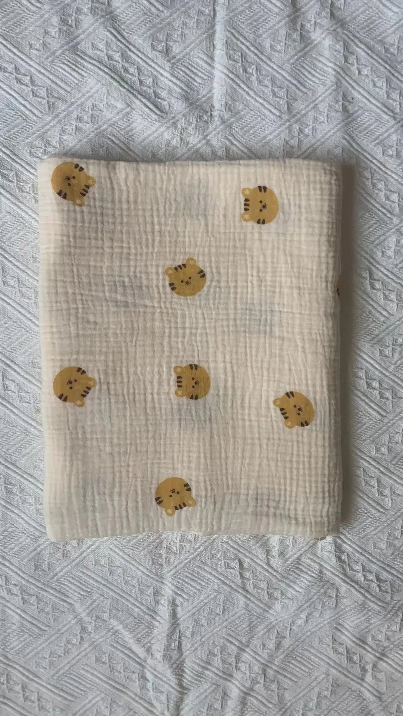 hydrofiel dekentje met tijgertjes 2